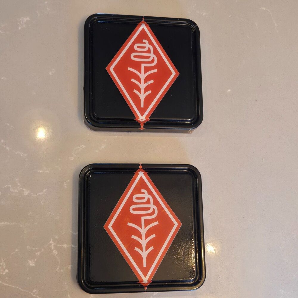 Westland Distillery Seattle Set of 2 Resin Coasters Whiskey Alcohol Washington